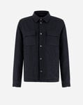 Herno RESORT SHIRT IN CASHMERE SILK Navy Blue GI00050UR380879200