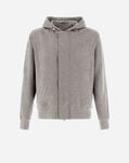Herno RESORT BOMBER JACKET IN CASHMERE Light Grey GI00057UR38112M019433