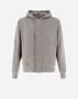 Herno RESORT BOMBER JACKET IN CASHMERE Light Grey GI00057UR38112M019433
