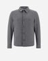 Herno RESORT SHIRT IN DAMASCO Light Grey GI00060UR33378R9433