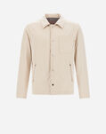 Herno RESORT SHIRT IN SUEDE EFFECT Ice GI00066UR124541310