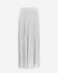 Herno VISCOSE LUREX PLISSÉ SKIRT Grey GN000018D760359400