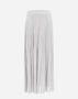 Herno VISCOSE LUREX PLISSÉ SKIRT Grey GN000018D760359400