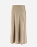 Herno RESORT SKIRT IN SATIN EFFECT Chantilly GN00001DR125461987