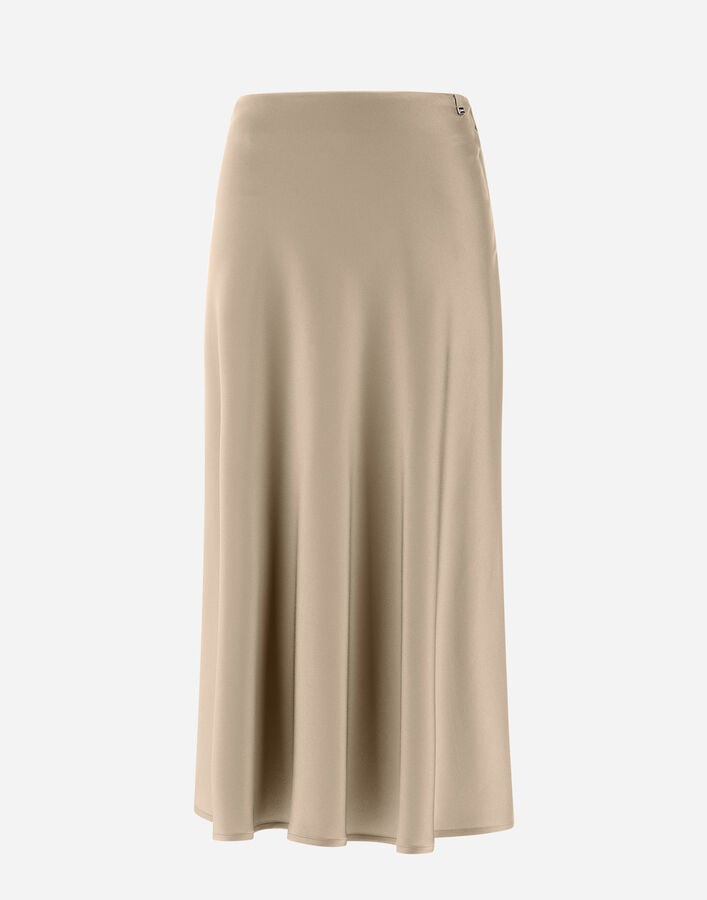 Herno RESORT SKIRT IN SATIN EFFECT Chantilly GN00001DR125461987