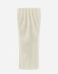 Herno SKIRT IN WOOL COTTON Cream GN000027D720651010