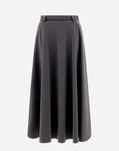 Herno SKIRT IN SOFT WOOL Iron GN000036D126469487