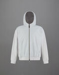 Herno LAMINAR CARDIGAN IN TECH DOUBLE Ice JC00013UL560121250