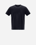 Herno T-SHIRT IN CREPE JERSEY Navy Blue JG000166U520059200