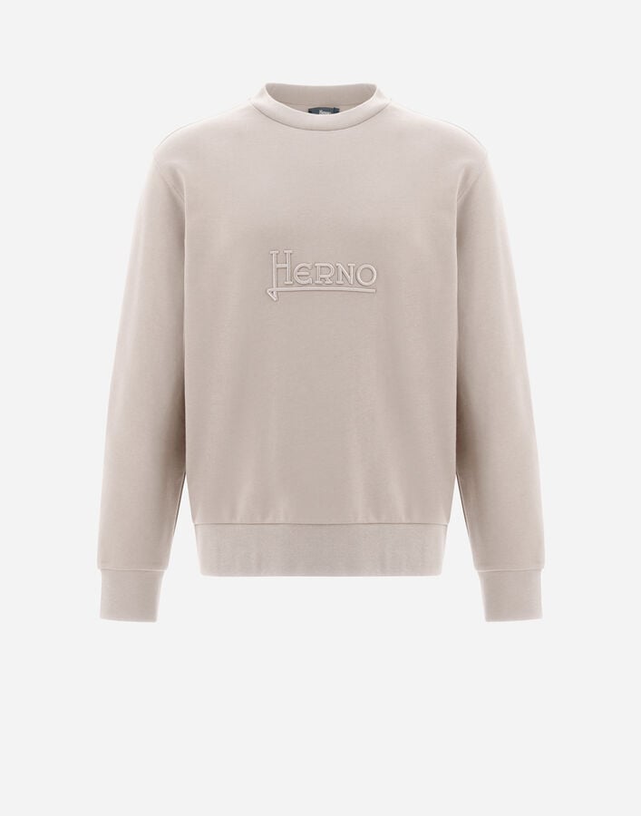 Herno SWEATSHIRT IN COTTON SWEATER Chantilly JG000175U500171985