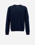 Herno INTERLOCK SWEATER AND ULTRALIGHT CREASE SWEATSHIRT Navy Blue JG000201U500679200