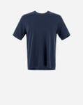 Herno JERSEY KNIT EFFECT T-SHIRT Navy Blue JG000206U520599200