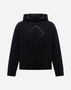 Herno DIAGONAL COTTON FLEECE SWEATSHIRT Black JG000209U500729300