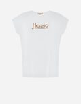 Herno INTERLOCK JERSEY T-SHIRT White/Brown JG000211D520091080
