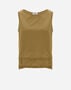 Herno CHIC COTTON JERSEY AND NEW TECHNO TAFFETÀ TOP Sand JG000225D520062000