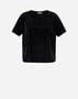 Herno T-SHIRT IN MARBLED VELVET Black JG000251D12639S9300