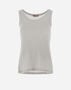 Herno RESORT TOP IN LUREX SUMMER RIBS Light Grey JG00030DR570389406