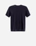Herno RESORT T-SHIRT IN SOFT WOOL JERSEY Navy Blue JG00036UR520689200
