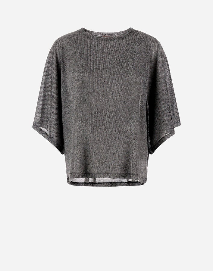 Herno RESORT SWEATER IN SHINE THROUGH Light Grey JG00039DR520739406