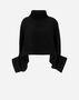 Herno RESORT PONCHO IN SOFT PONCHO & NYLON ULTRALIGHT Black JL00007DR333719300