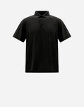 Herno POLO SHIRT IN CREPE JERSEY Black JPL00115U520059300