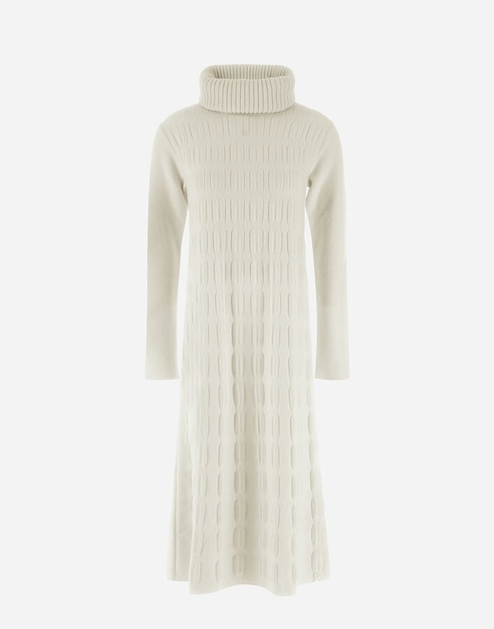 Herno RESORT DRESS IN INFINITY 3D White MAB0002DR701911000