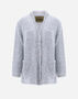 Herno FRIZZY LUREX KNIT CARDIGAN White/Silver MC000152D760381096
