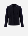 Herno UNLIMITED COMPACT COTTON AND LIGHT SCUBA SHIRT Navy Blue MC000166U720529200