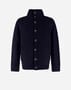 Herno RESORT BOMBER JACKET IN INFINITY WOOL Navy Blue MC00027UR700479200
