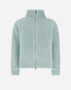 Herno RESORT CARDIGAN IN AZTECA Aquamarine MC00033DR702227103