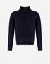 Herno RESORT CARDIGAN IN INFINITY WOOL RIB Navy Blue MC00036UR702189200
