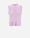 Herno VEST IN PLAIN ALPACA WOOL Pink MG000147D702444125