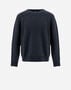 Herno SWEATER IN PLAIN ALPACA WOOL Navy Blue MG000155U702449200