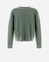 Herno RESORT SWEATER IN ENDLESS OPERATED WOOL Olive Green MG00022UR701937500
