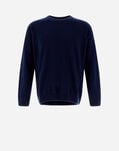 Herno RESORT SWEATER IN PLAIN CASHMERE Navy Blue MG00024UR710229200