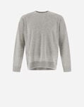 Herno RESORT SWEATER IN PLAIN CASHMERE Grey MG00024UR710229400