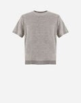 Herno RESORT SWEATER IN JEANS EFFECT Light Grey MG00026UR720639410