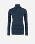 Herno SWEATER IN SILKY WOOL Petrolium ML000012D702059114