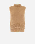 Herno VEST IN SULTAN KNIT Camel ML000034D702302157