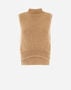 Herno VEST IN SULTAN KNIT Camel ML000034D702302157