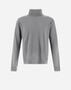 Herno RESORT SWEATER IN ENDLESS WOOL Light Grey ML00007UR702079406