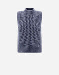 Herno RESORT WAISTCOAT IN NEVEGAL Air Force Blue ML00014DR701989145