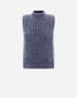Herno RESORT WAISTCOAT IN NEVEGAL Air Force Blue ML00014DR701989145
