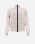 Herno CARDIGAN IN SILK WOOL & NUAGE Ice MP000120U700251315