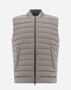 Herno WOOL SILK AND ECOAGE SLEEVELESS JACKET Light Taupe MP000125U701312600