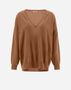 Herno ETERNITY V-NECK SWEATER Camel MV000002D710012150