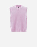 Herno VEST IN PLAIN ALPACA WOOL Pink MV000005U702444125