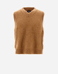 Herno VEST IN PLAIN ALPACA WOOL Earthenware MV000005U702448162