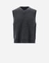 Herno VEST IN PLAIN ALPACA WOOL Grey MV000005U702449460