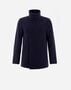 Herno PEA COAT IN NEW VELOUR AND ECOAGE Navy Blue PE000043U334309200